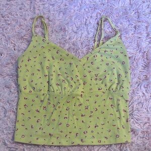 SO Yellow Floral Camisole